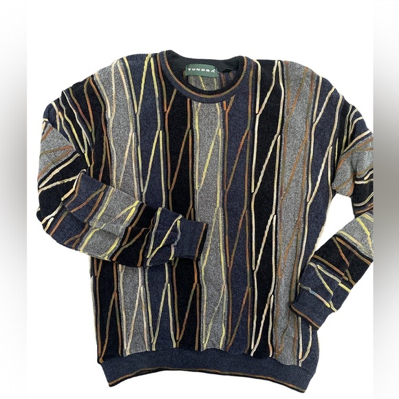 Vintage Tundra Men’s Dad Grandpa Sweater Size Medium - Picture 1 of 4